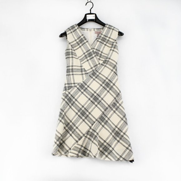 Rebecca Taylor Womens Short Dress Bias-Cut Sleeveless V-Neck A-Line NEW Size 0 - Picture 2 of 7